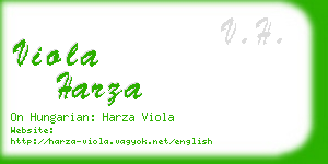 viola harza business card